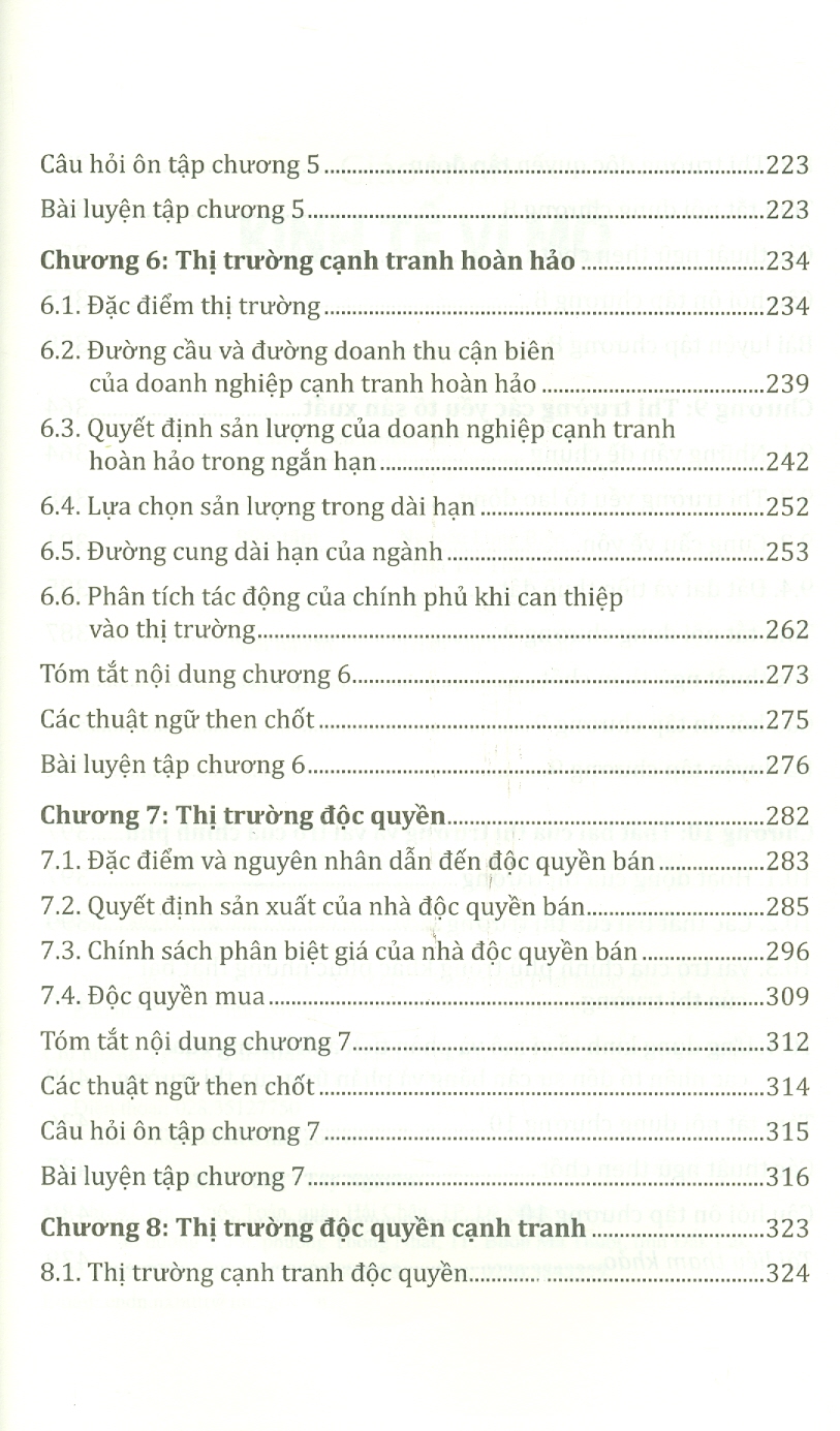 Giáo Trình Kinh Tế Vi Mô - TS. Vũ Trọng Phong & TS. Trần Thị Hòa - (bìa mềm)