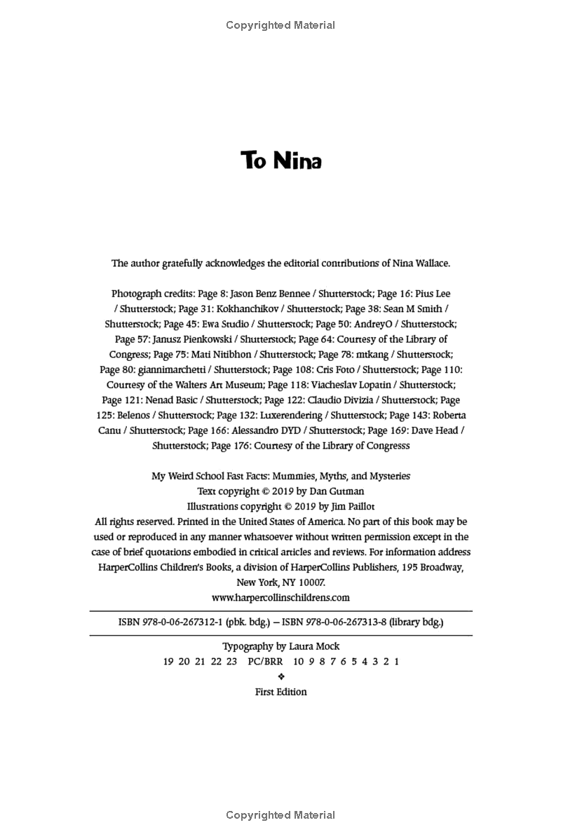 Sách ngoại văn: My Weird School Fast Facts - Book 7 - Mummies, Myths, And Mysteries