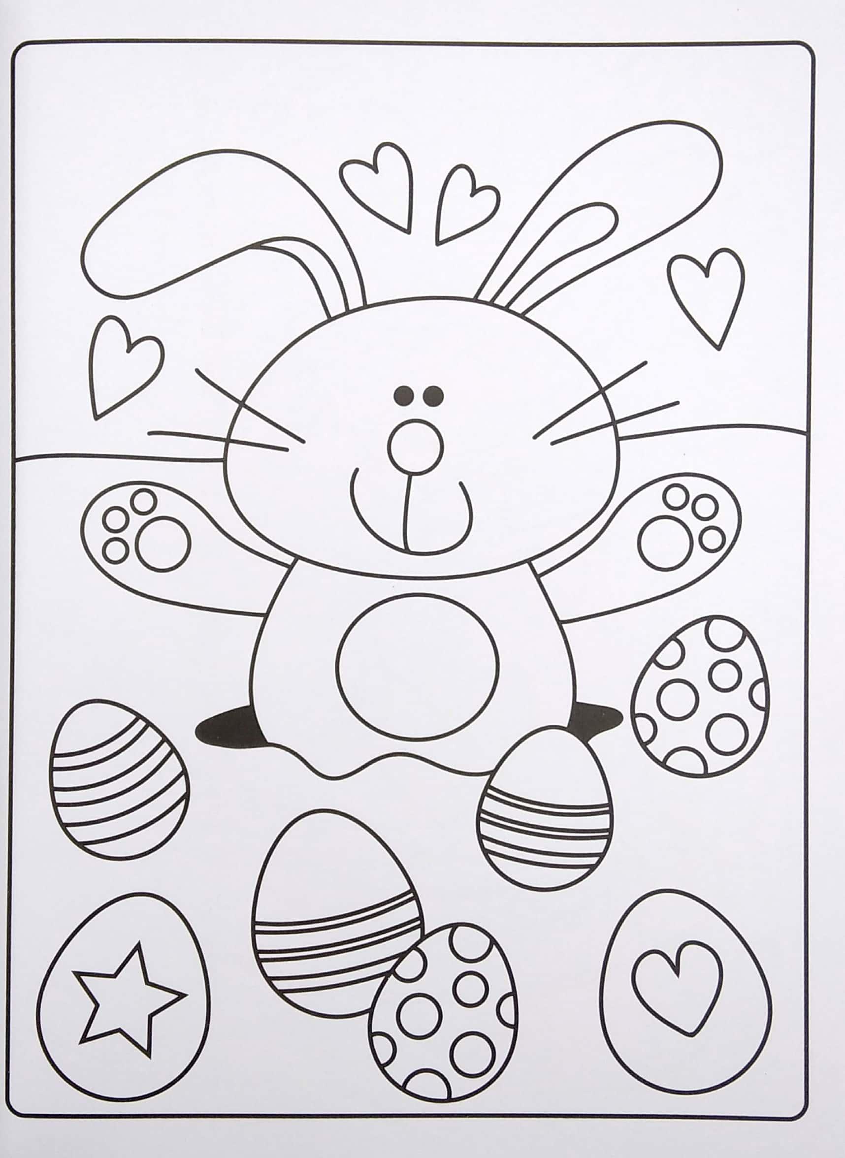 Easter Egg Colouring Book