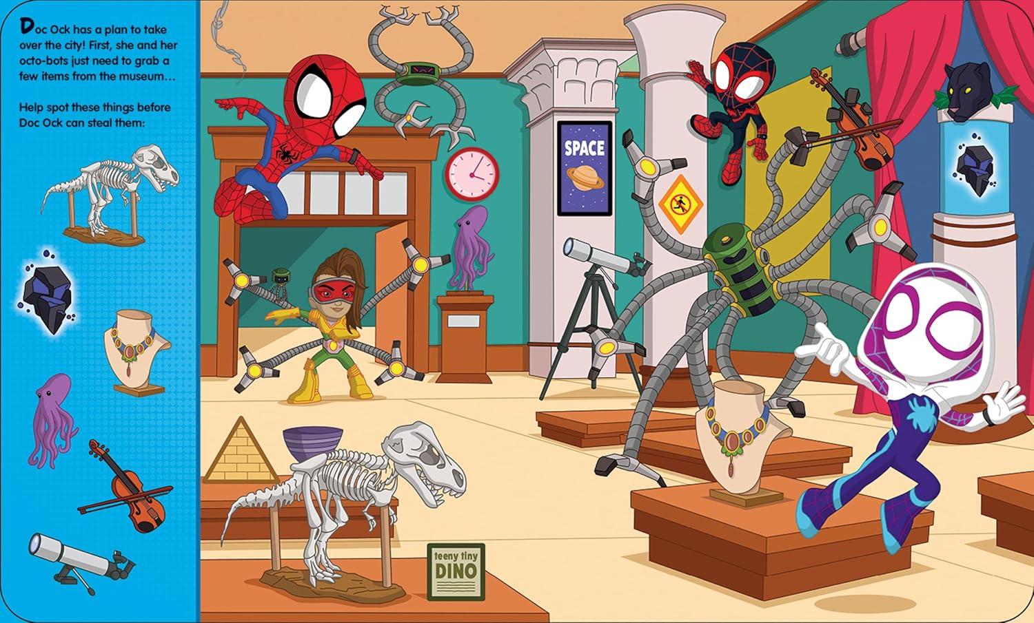 Sách ngoại văn: Little First Look And Find - Spidey & His Amazing Friends