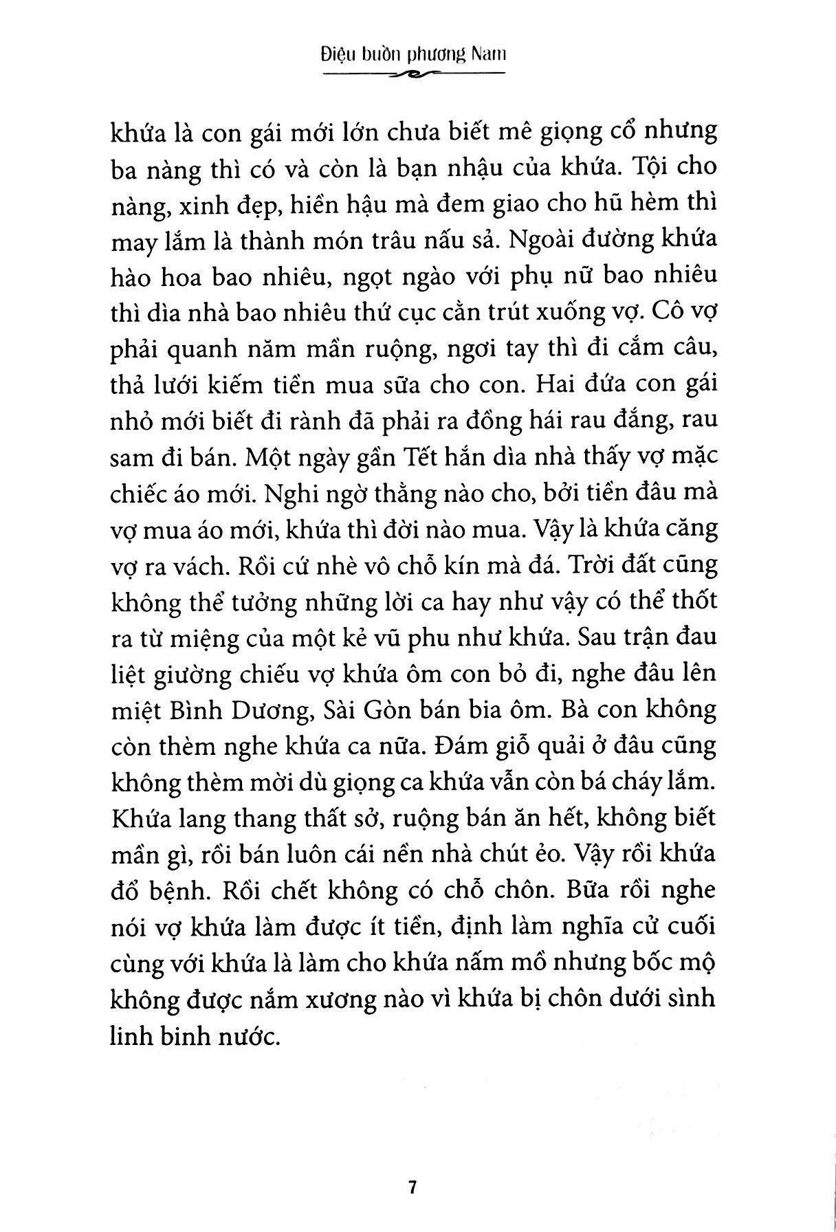 Điệu Buồn Phương Nam - Tản Văn