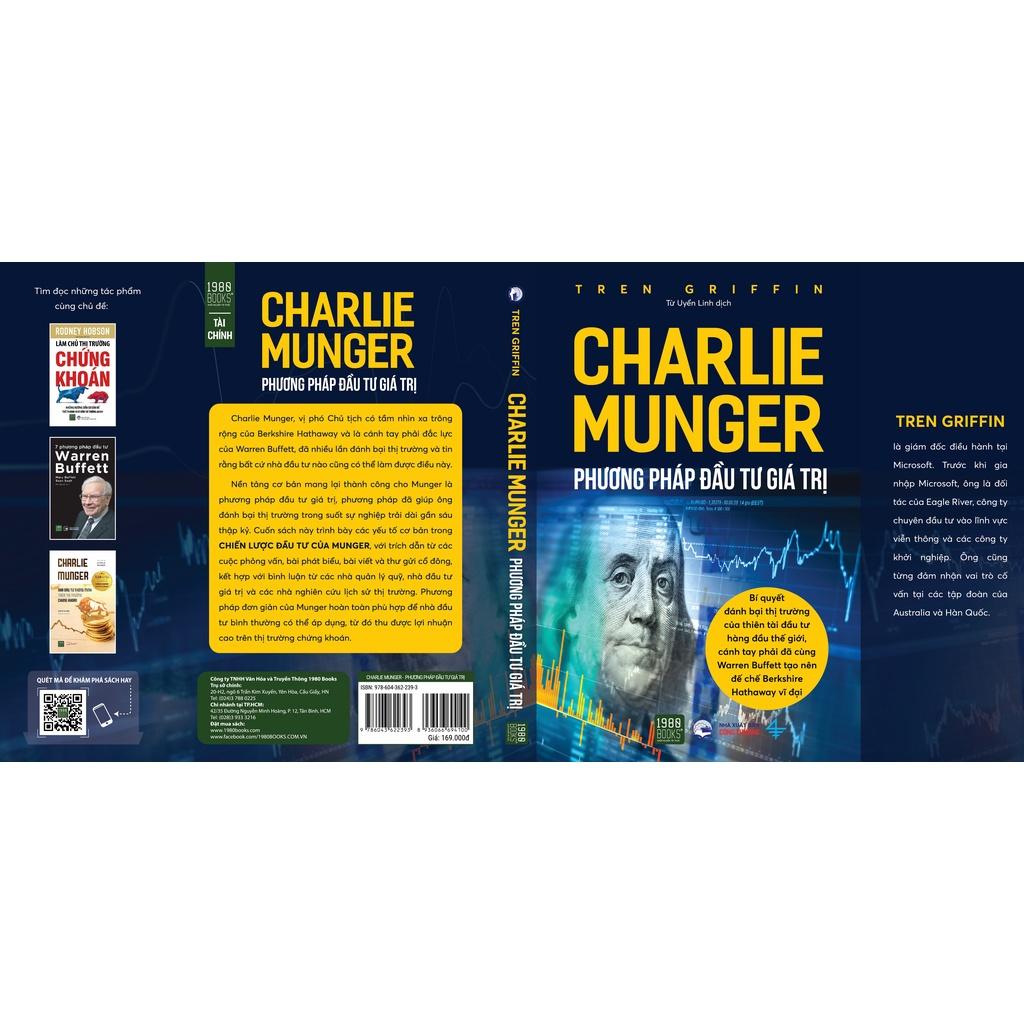 Sách Charlie Munger Phương Pháp Đầu Tư Giá Trị - BẢN QUYỀN