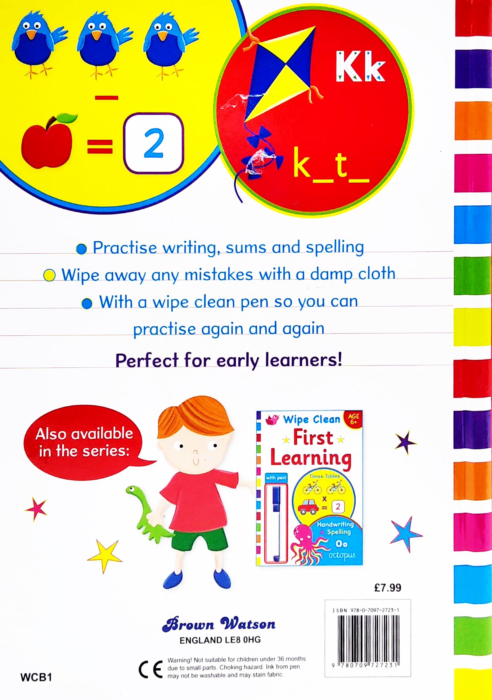 Wipe Clean Bind Up 4+ - Early Learning (With Pen)