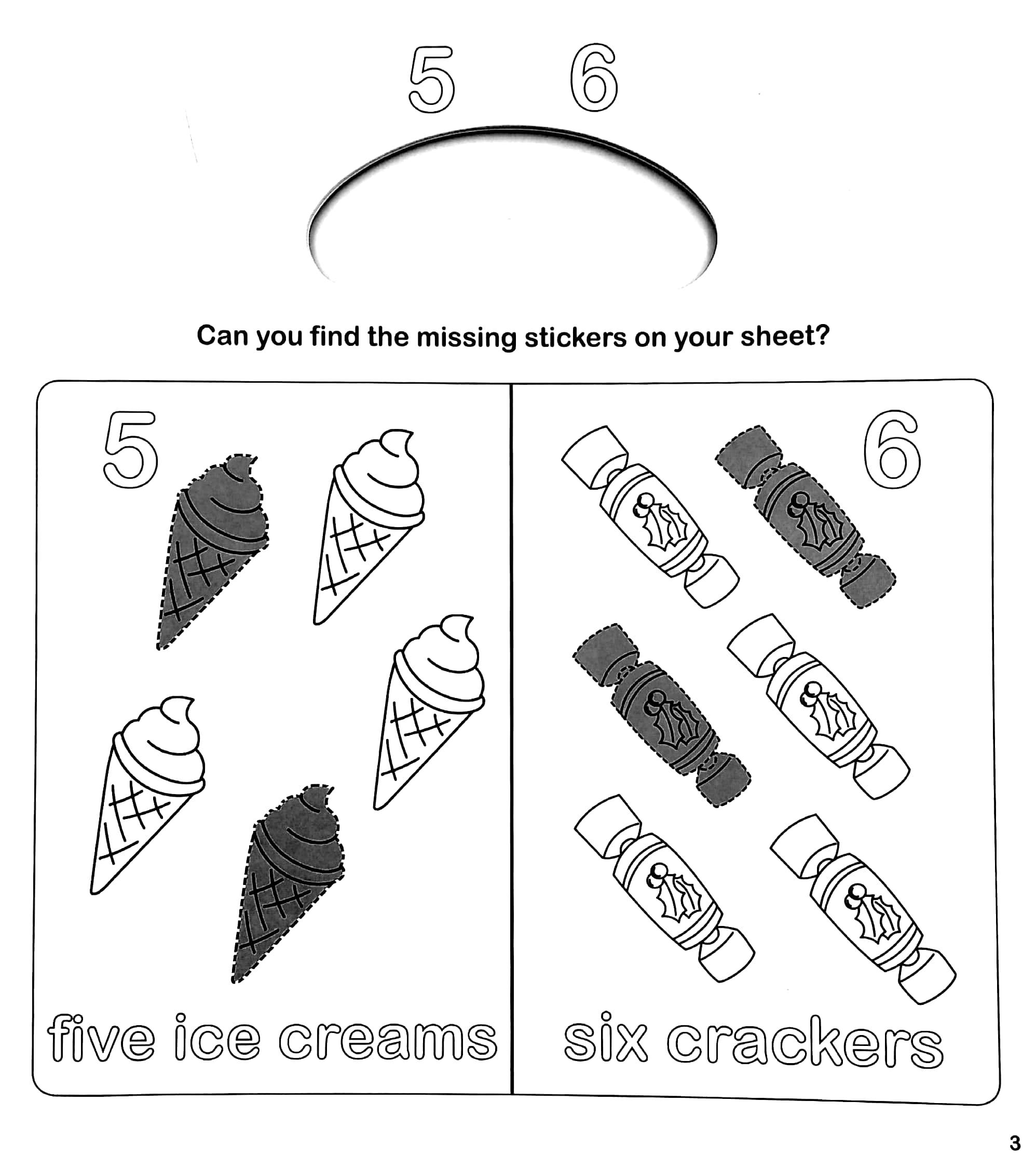 Early Learning 123 - Sticker Activity