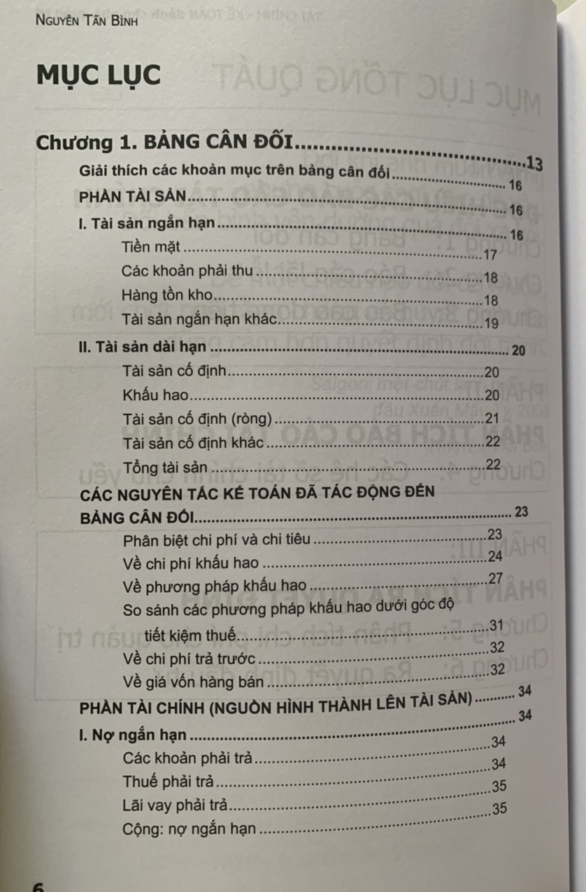 Tài chính kế toán dành cho nhà quản trị