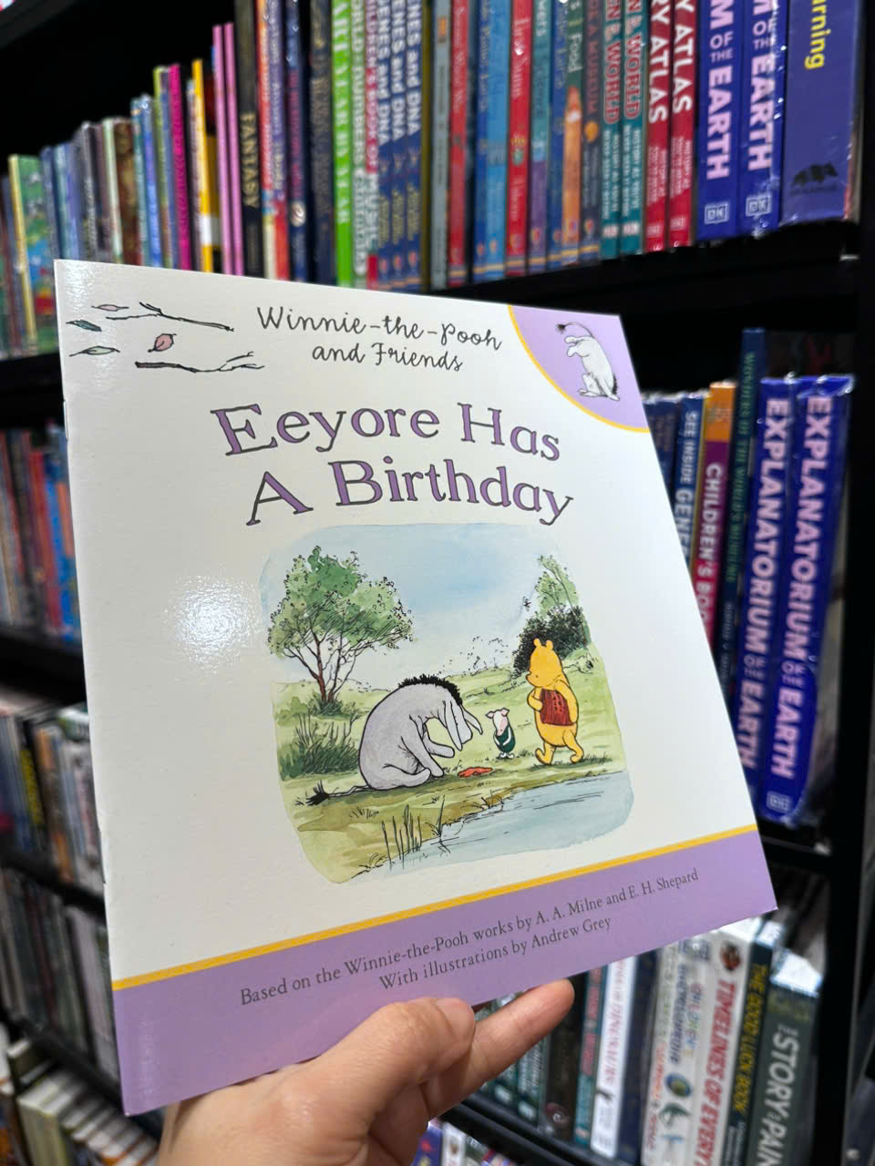 Sách - Eeyore Has A Birthday by A.A.Milne - Sách ngoại văn, sách thiếu nhi tiếng Anh, bìa mềm, nhập khẩu UK