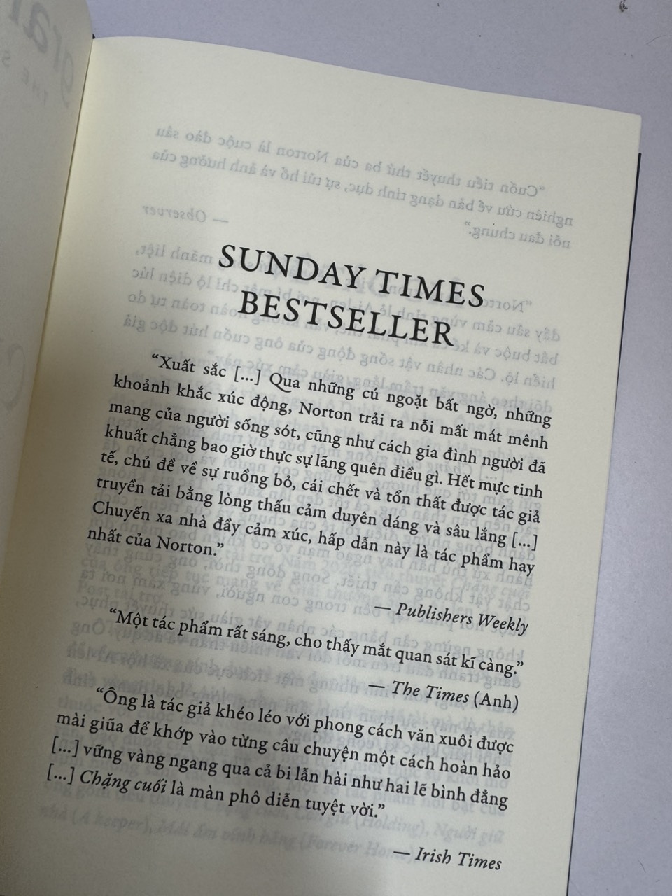 CHẶNG CUỐI – Graham Norton - Hắc Long dịch - San Hô Books