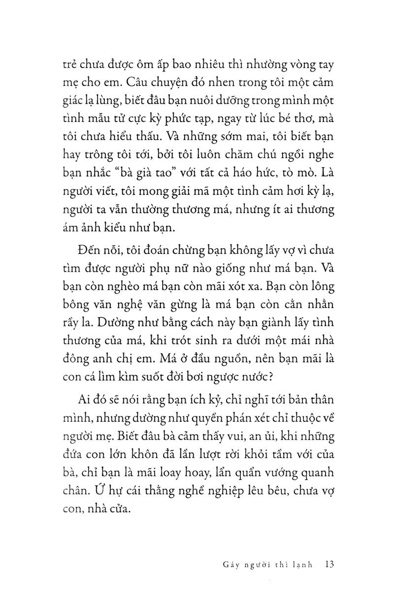 Gáy Người Thì Lạnh (Tái Bản 2022)