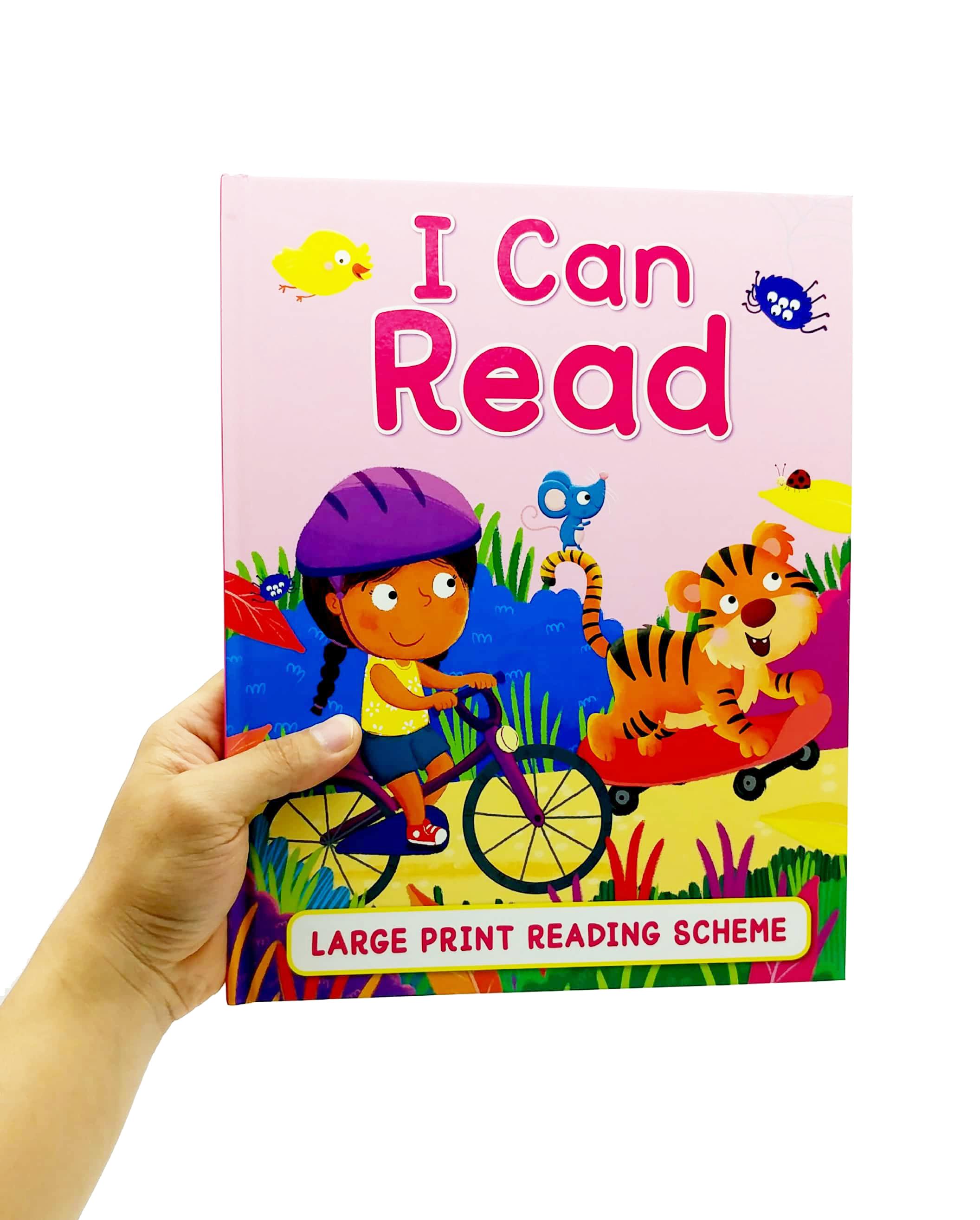 I Can Read - Large Print Reading Scheme (Pink Cover)