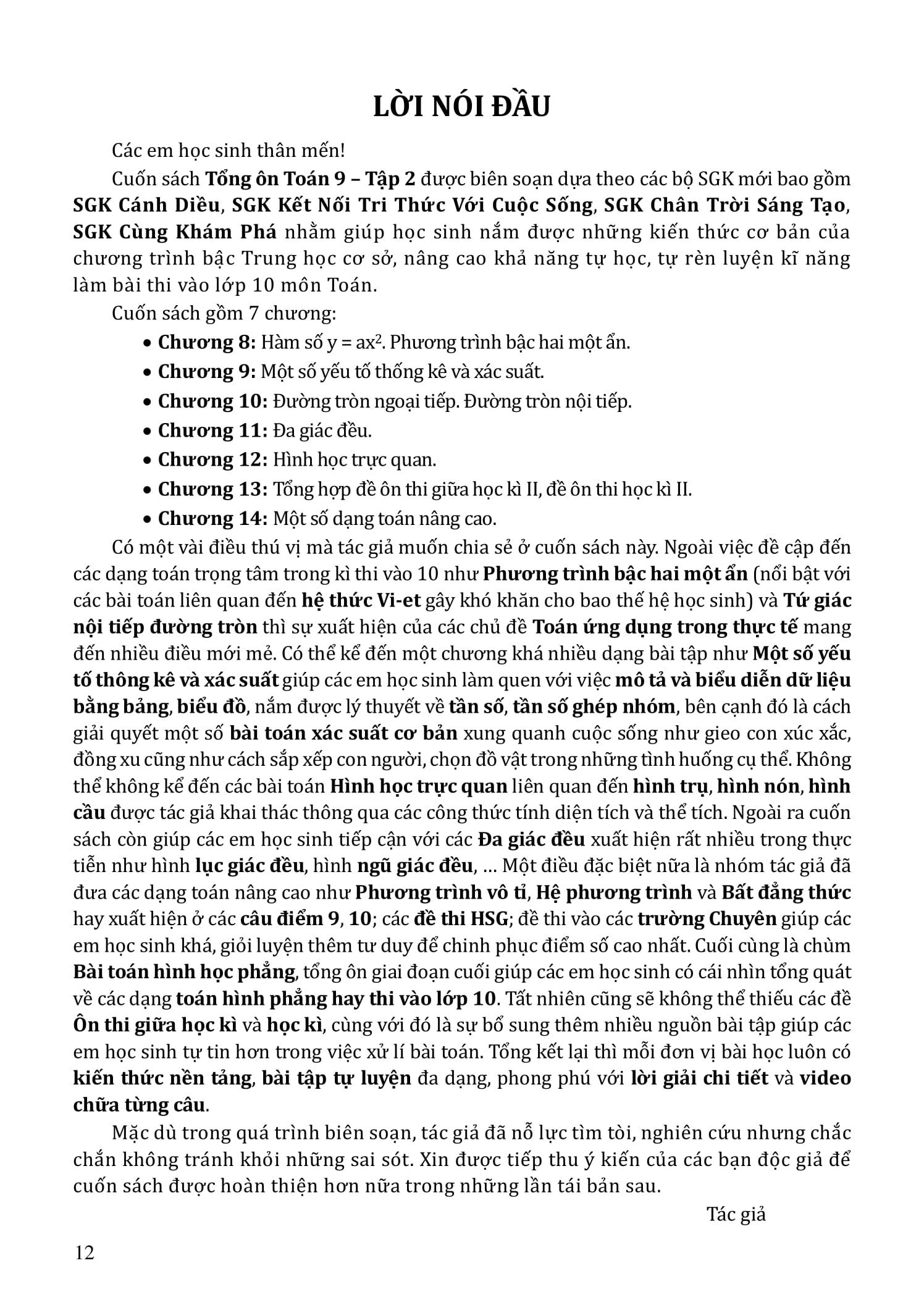 Sách - Tổng Ôn Toán 9 - Tập 2