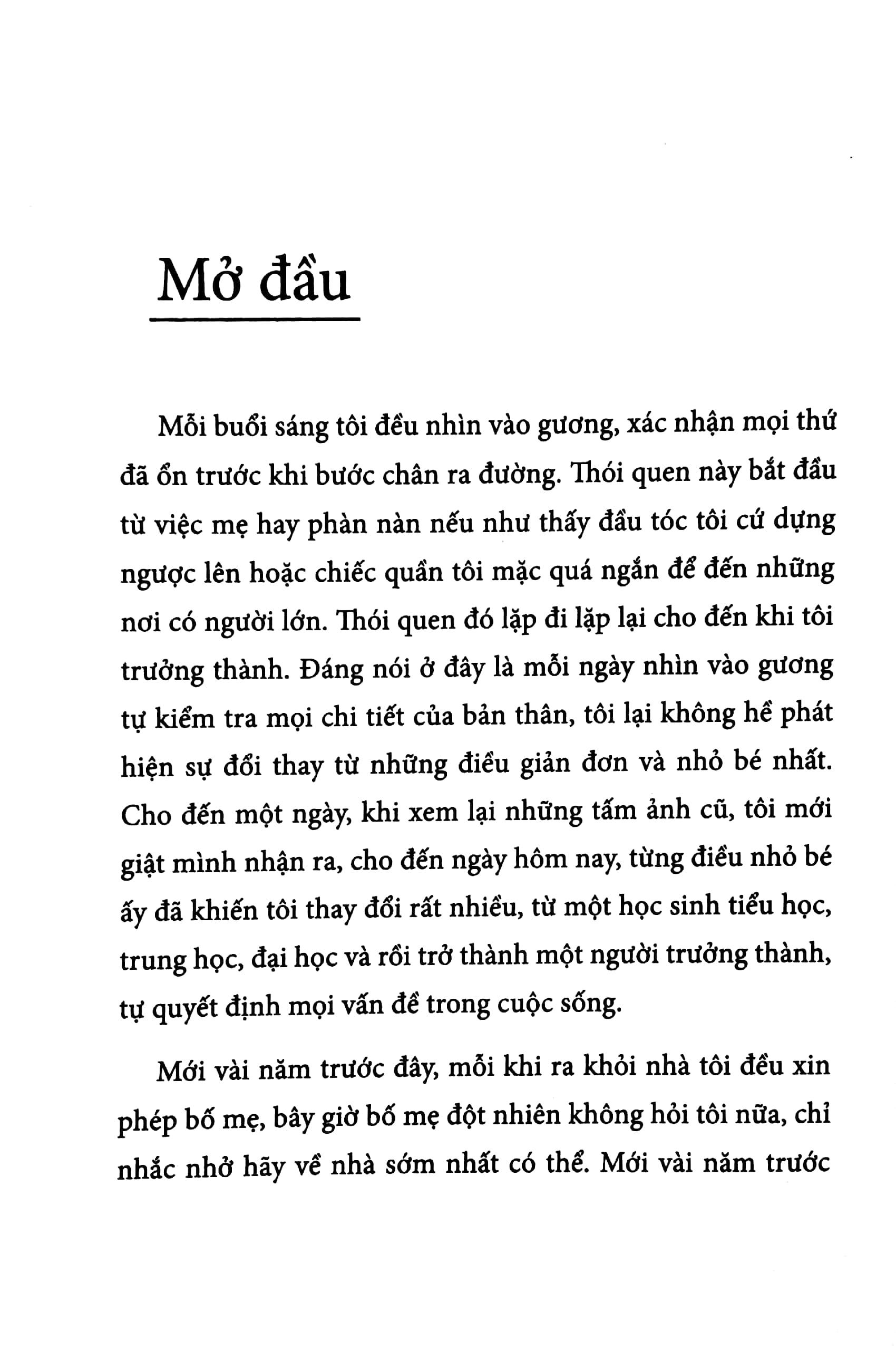 Tạm Biệt Tôi Của Nhiều Năm Về Trước