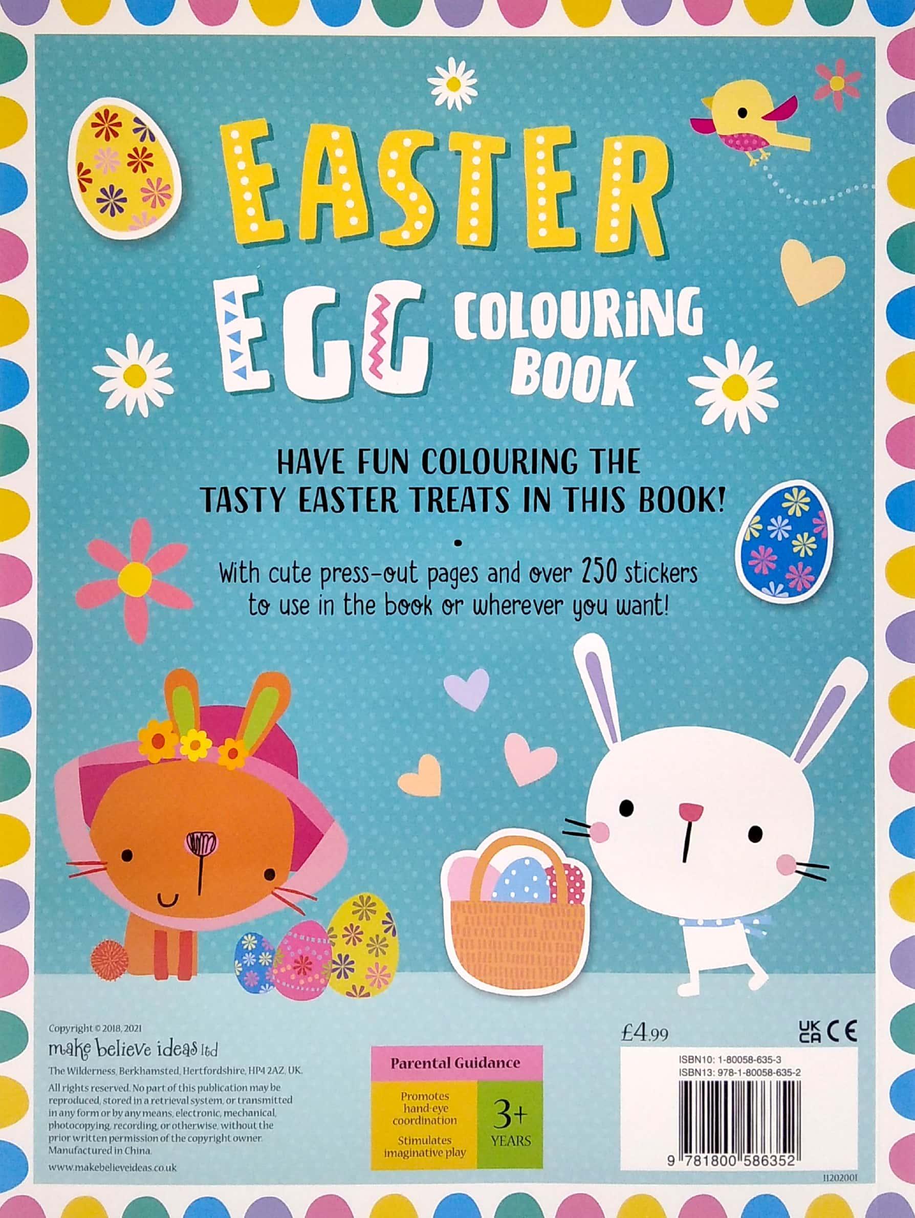 Easter Egg Colouring Book
