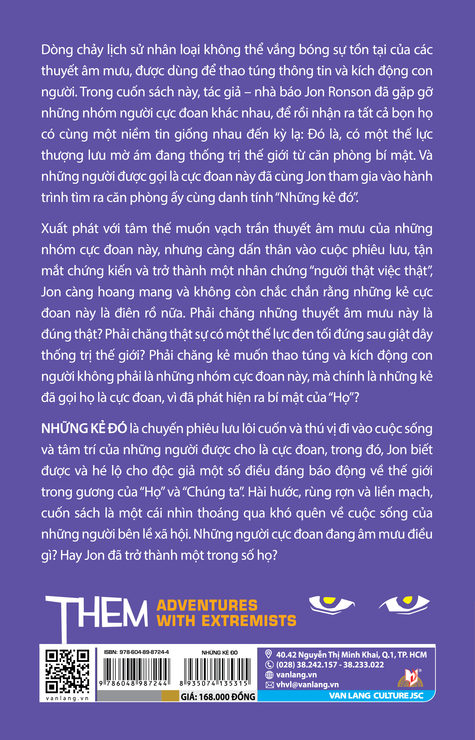 Tâm Lý Học Biến Thái - Những Kẻ Đó - Vanlangbooks