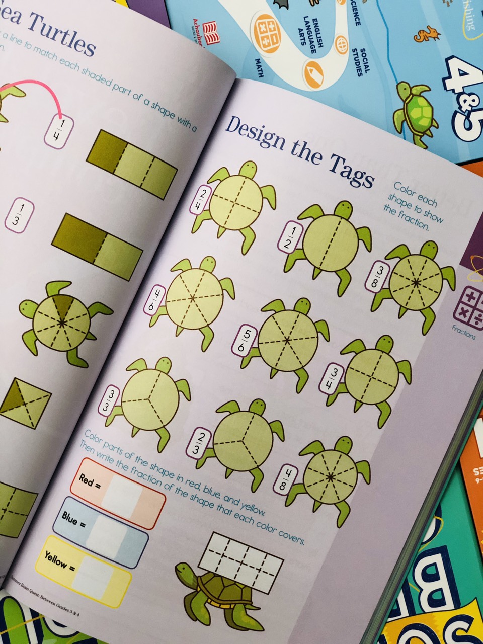 Sách summer brain quest 3&4 phát triển tư duy iq cho bé - in màu ( tiếng anh, 8 - 9 tuổi )