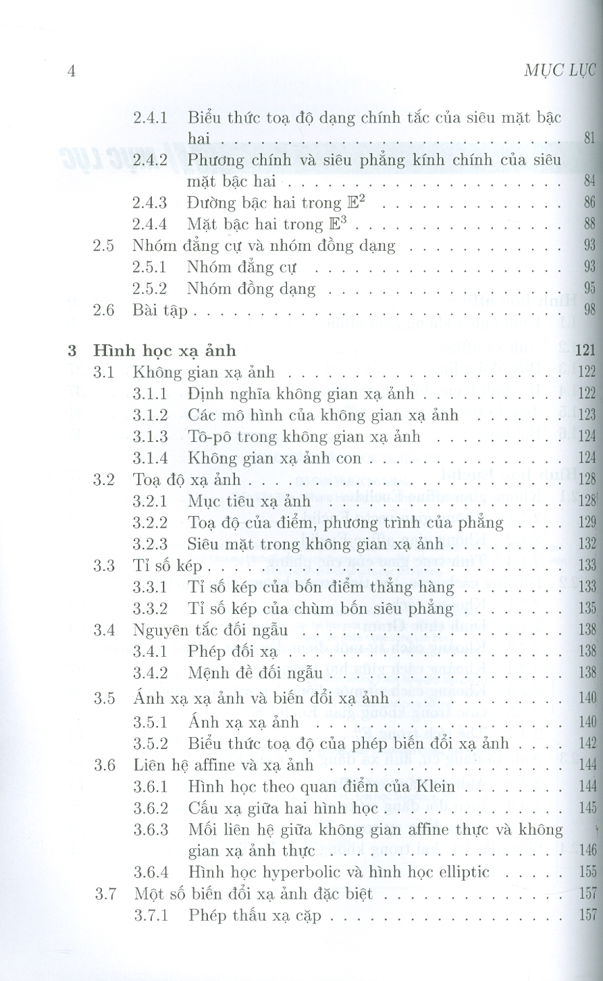 Giáo trình Hình học Tuyến tính - Đỗ Đức Thái (Chủ biên), Trần Văn Tấn, Phạm Hoàng Hà, Phạm Anh Minh
