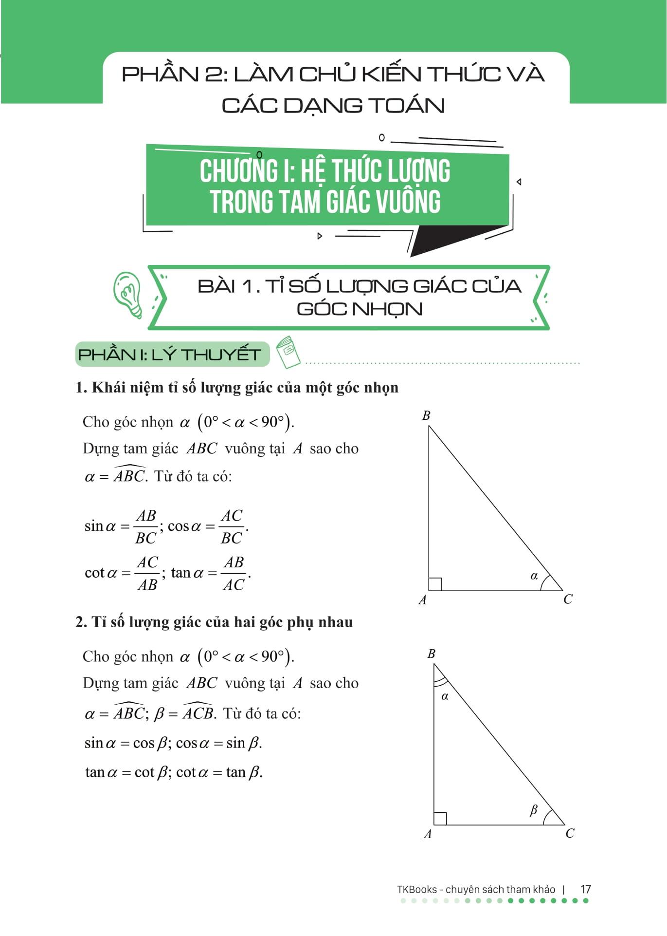 Sách - Làm Chủ Kiến Thức Toán Bằng Sơ Đồ Tư Duy Lớp 9 - Luyện Thi Vào 10 Phần Hình Học Và Xác Suất