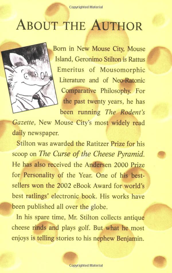 Geronimo Stilton A Cheese Colored Camper (No. 16)