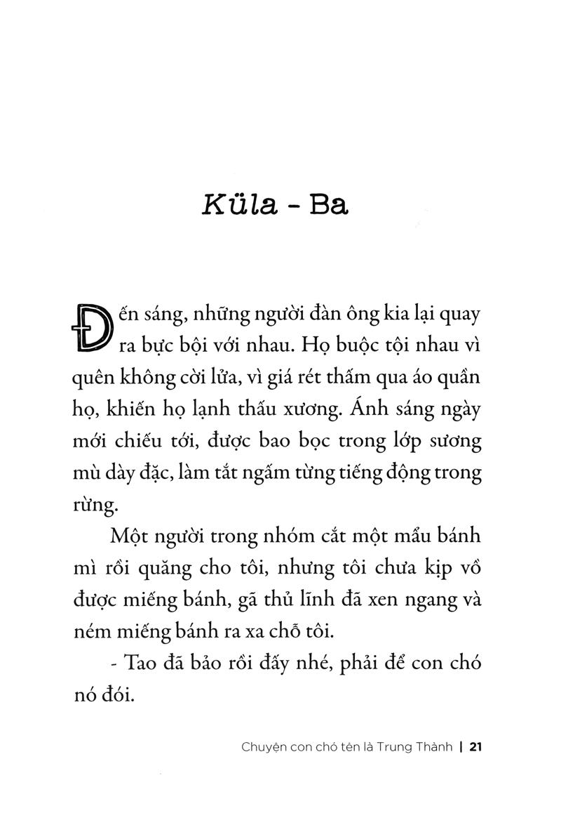 Chuyện Con Chó Tên Là Trung Thành