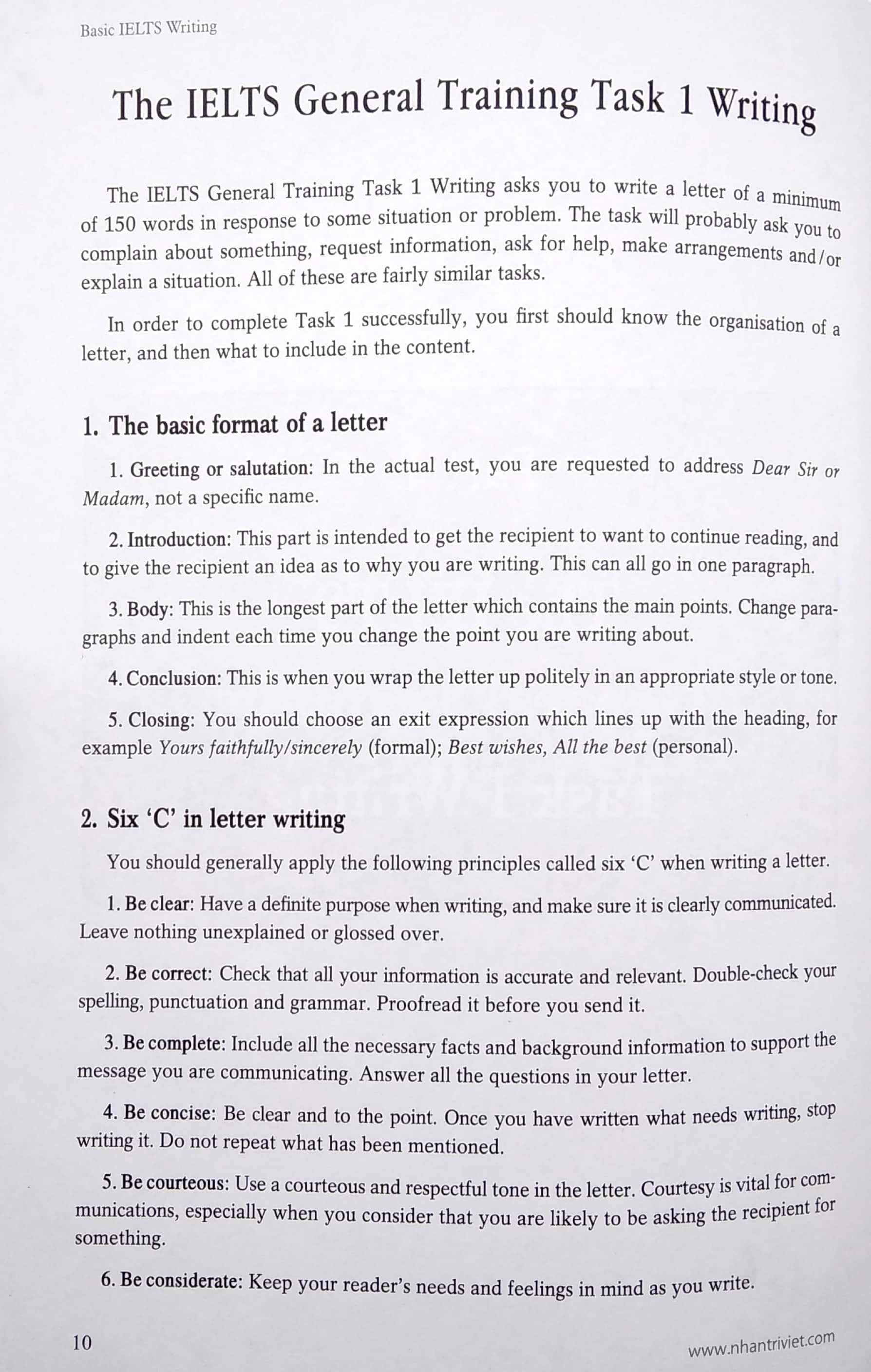 Basic Ielts Writing
