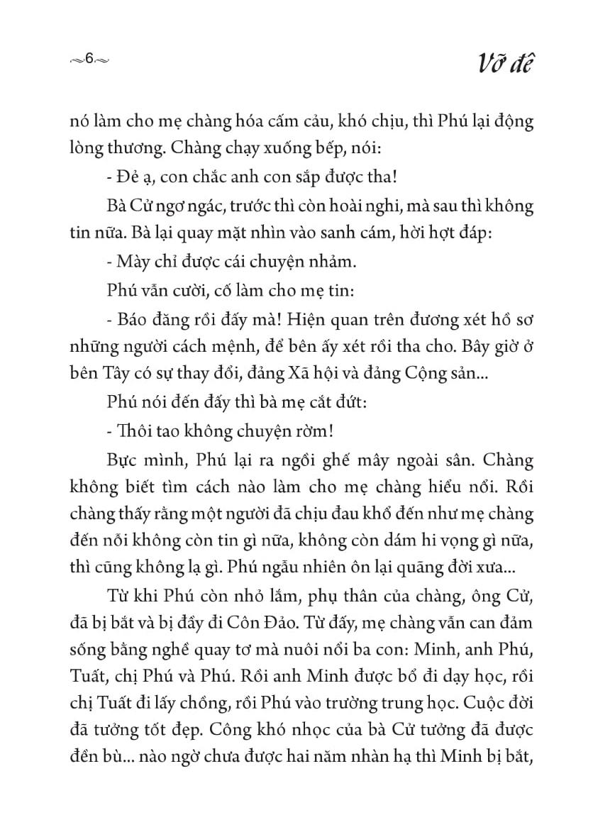 Vỡ Đê (Tái Bản)