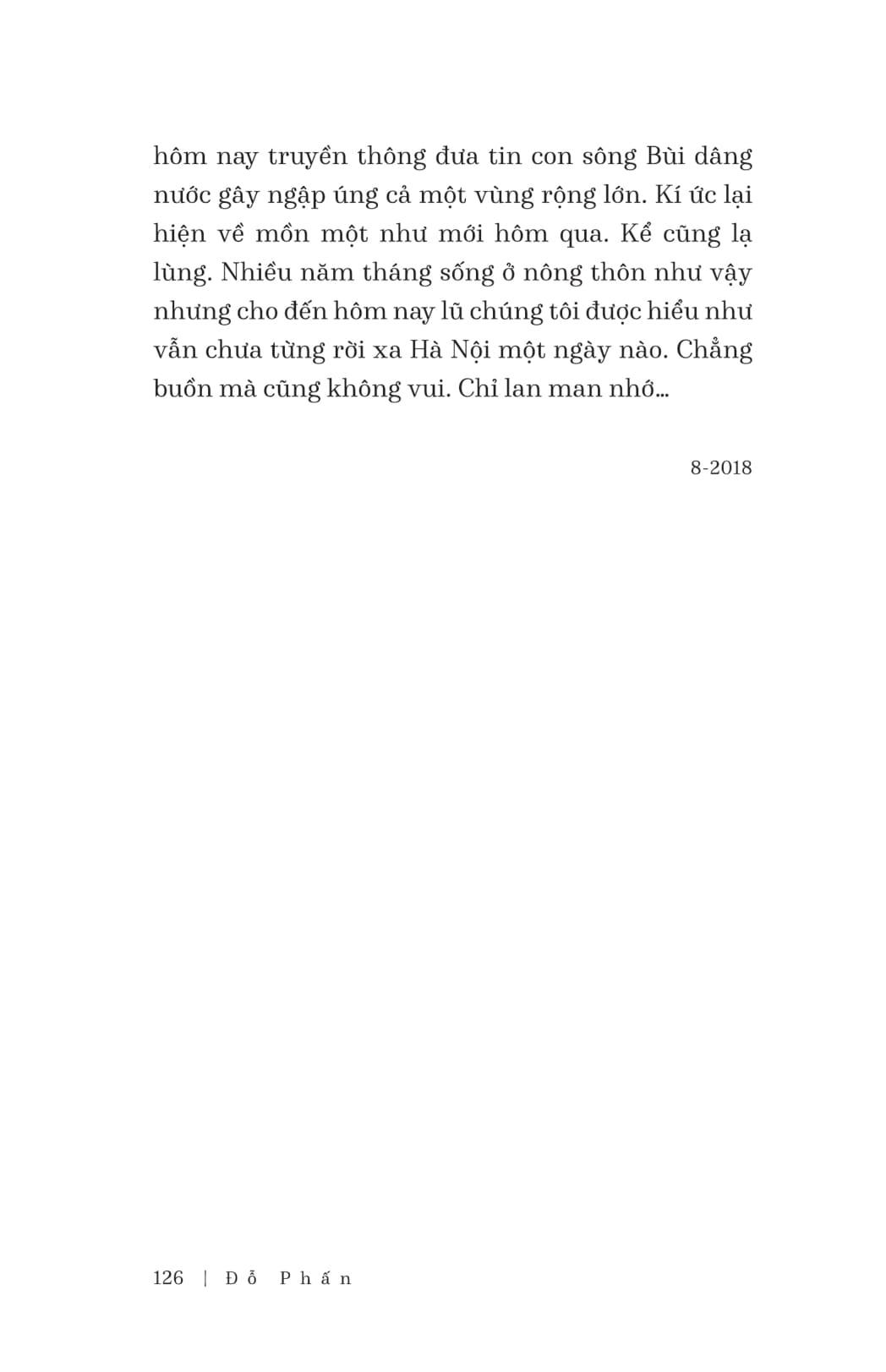 Hà Nội - Chút Bụi Trên Vai Người