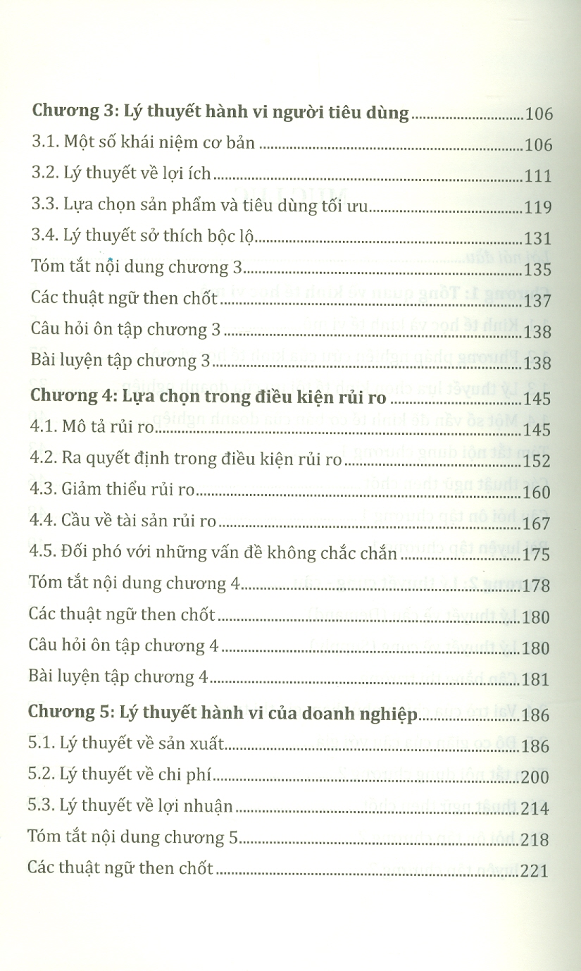 Giáo Trình Kinh Tế Vi Mô - TS. Vũ Trọng Phong & TS. Trần Thị Hòa - (bìa mềm)
