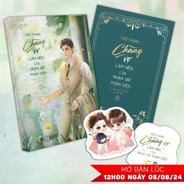 Sách - Trở Thành Chàng Vợ Làm Nền Của Nhân Vật Phản Diện - Tập 2 - Tặng Kèm Bookmark