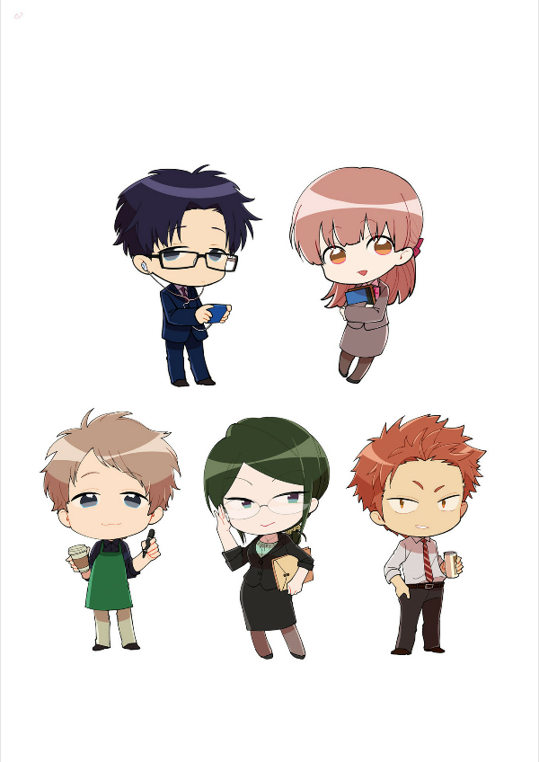 ヲタクに恋は難しい Official Art Works