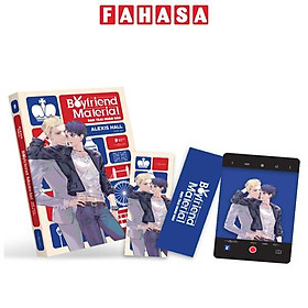 Sách - Boyfriend Material - Bạn Trai Hoàn Hảo - Bản Đặc Biệt - Tặng Kèm Bookmark + Clear Card Selfie