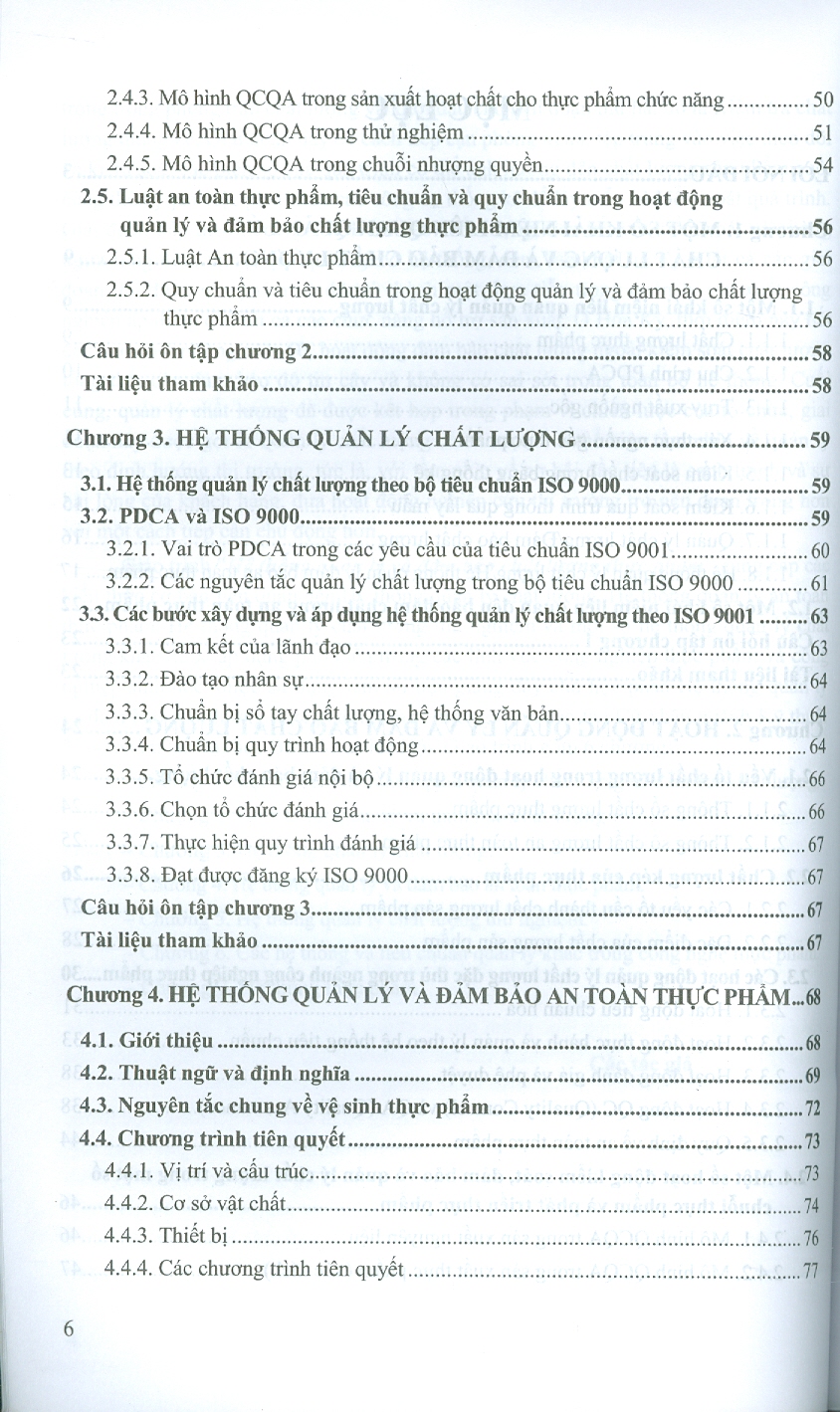 Hệ Thống Quản Lý Và Đảm Bảo Chất Lượng Thực Phẩm - PGS.TS. Nguyễn Thị Minh Tú, PGS.TS. Nguyễn Thị Thảo, TS. Vũ Hồng Sơn