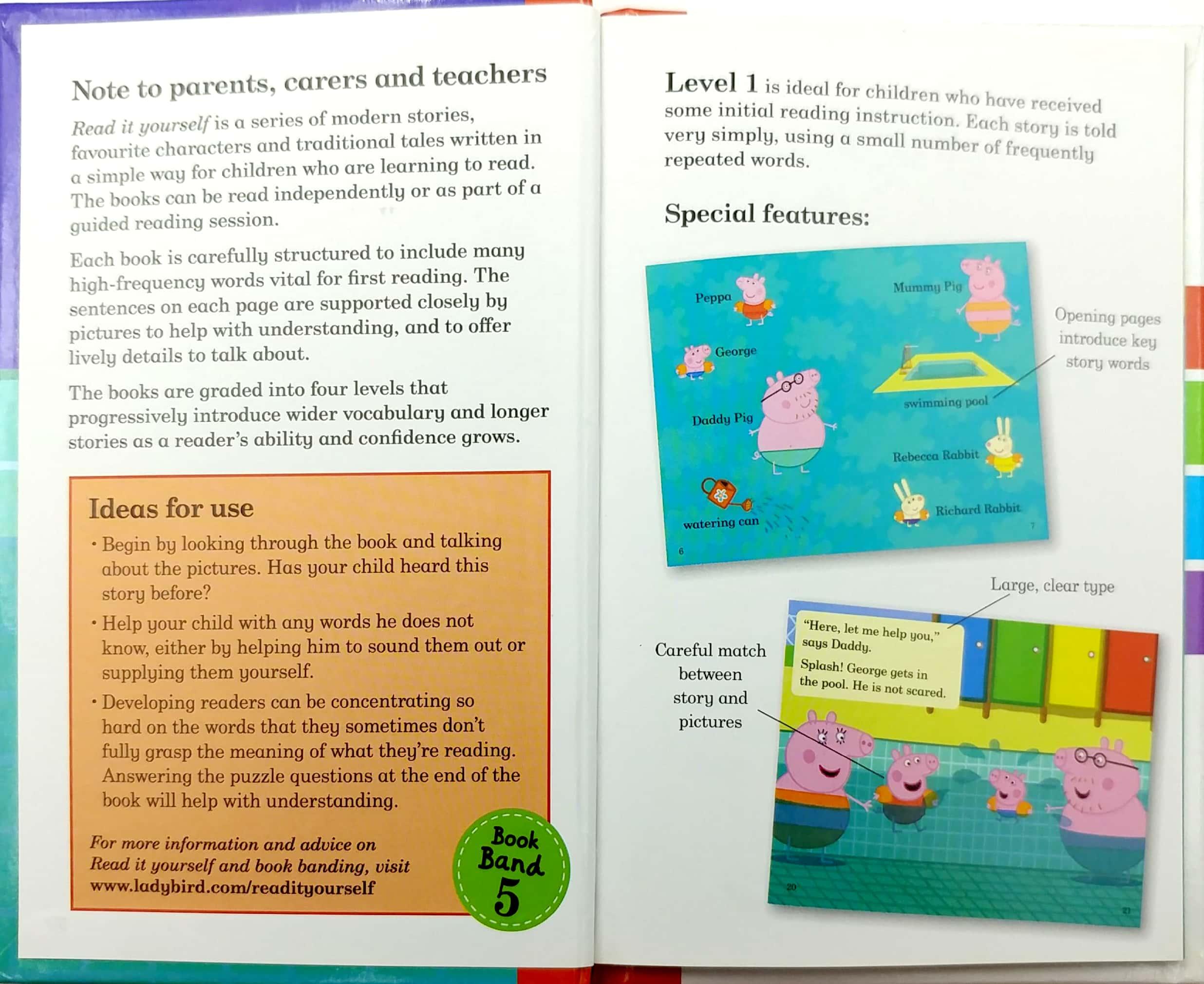 Peppa Pig: Going Swimming – Read It Yourself with Ladybird Level 1