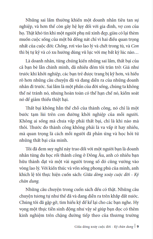 Giữa Dòng Xoáy Cuộc Đời (Ký Chân Dung)