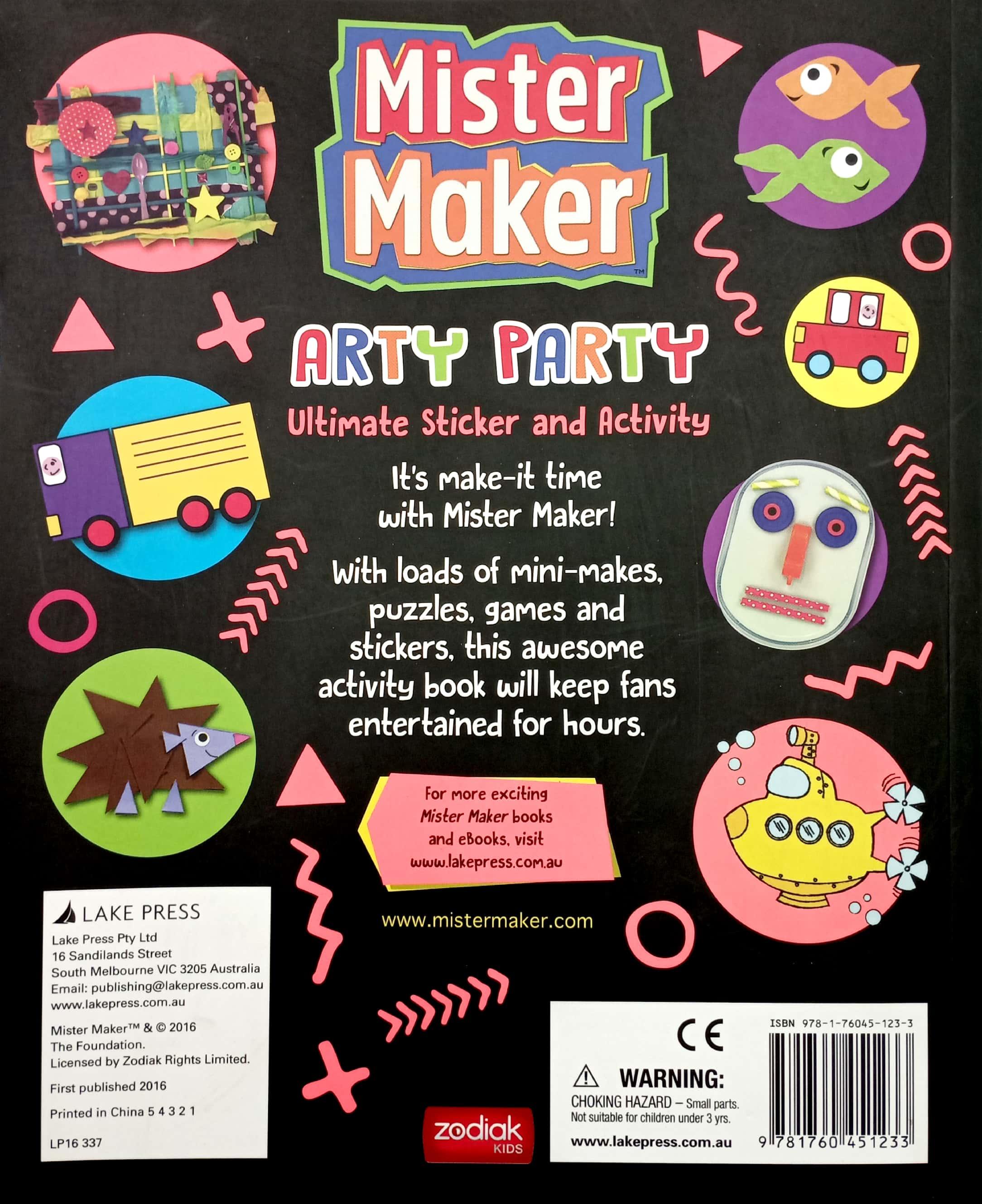 Mister Maker Giant Sticker And Activity Book