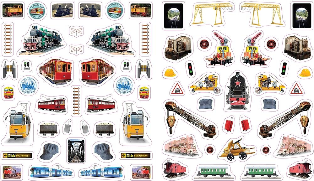 Eyelike Stickers: Trains