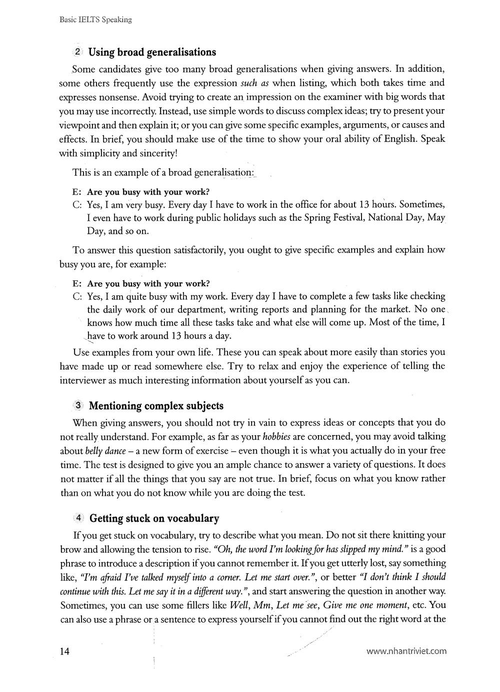 Basic IELTS Speaking (Tái Bản 2020) (Quét Mã QR Hoặc Vào Trang Web Để Nghe File Mp3)