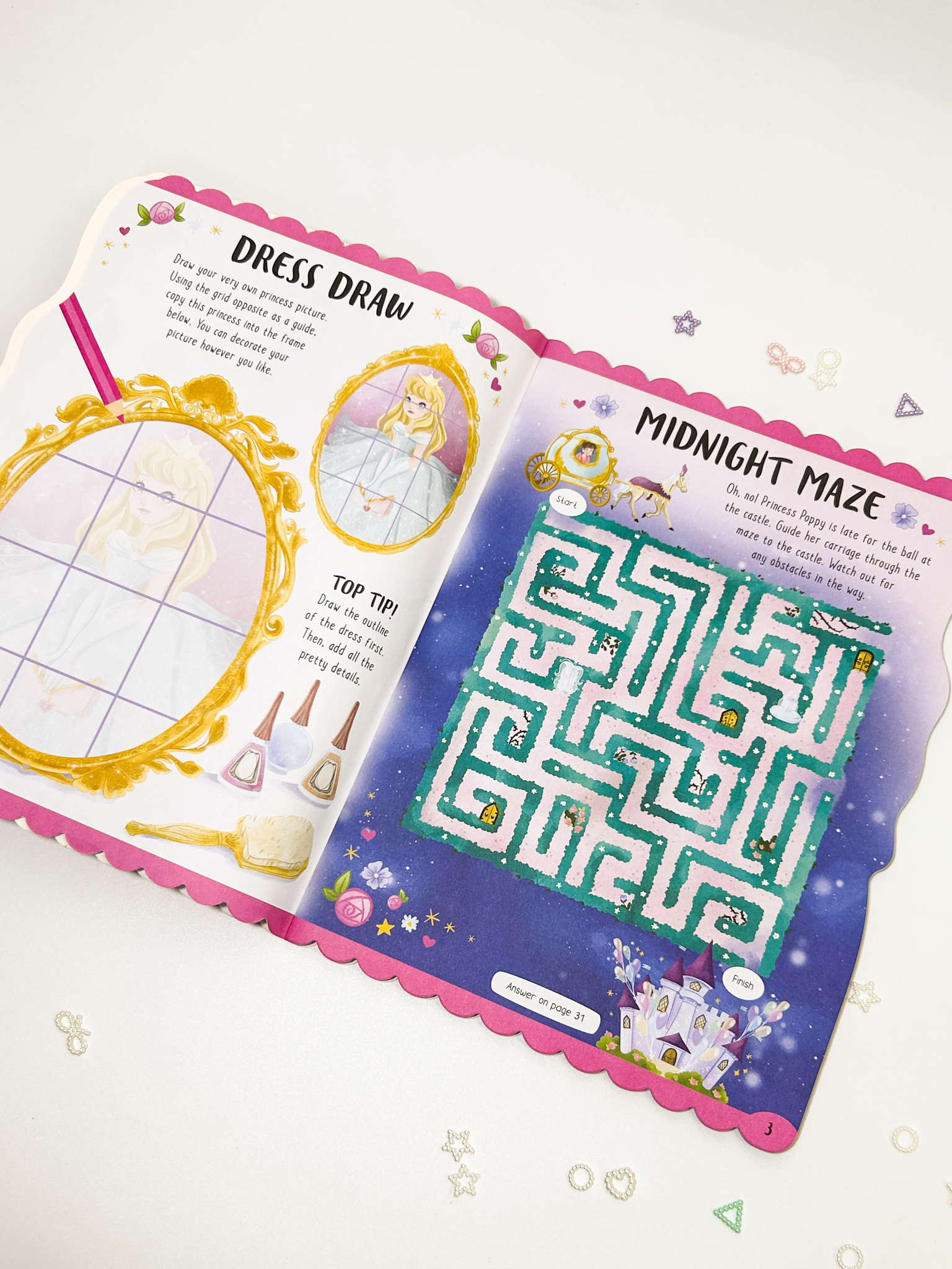 Princess Dress-Up Activity Book