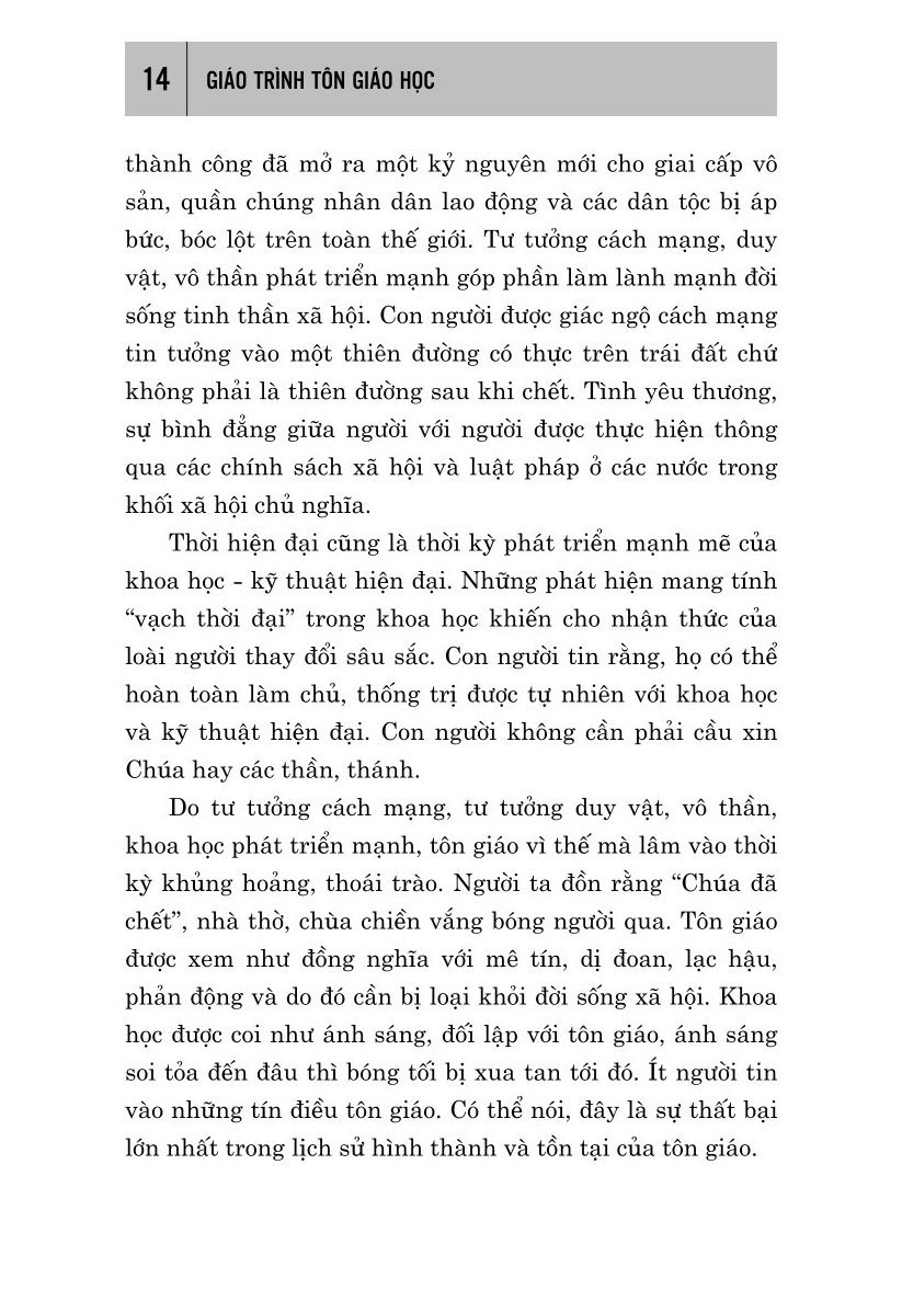 Giáo trình tôn giáo (bản in 2024)