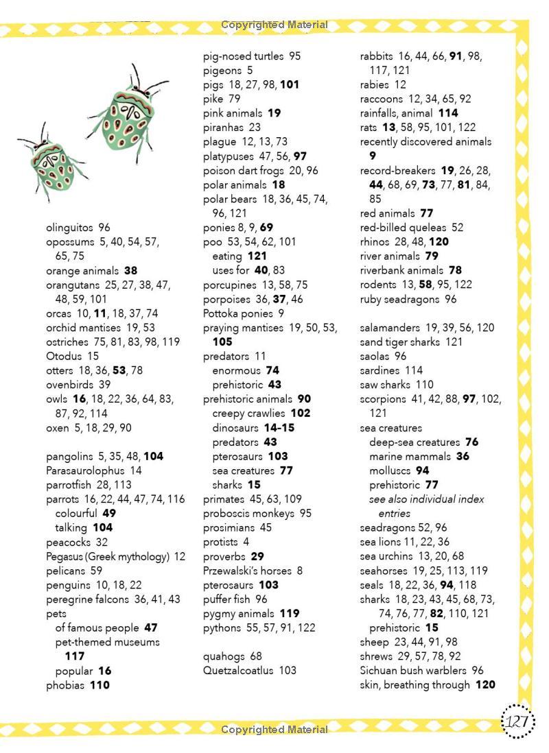 Lists For Curious Kids: Animals: 206 Fun, Fascinating And Fact-Filled Lists