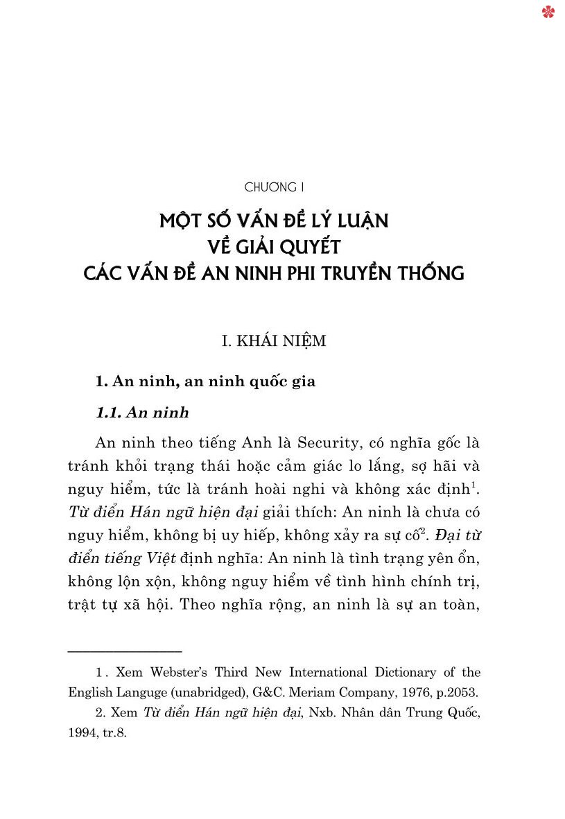 Kinh nghiệm giải quyết các vấn đề an ninh phi truyền thống trên thế giới và gợi mở đối với Việt Nam (bản in 2024)