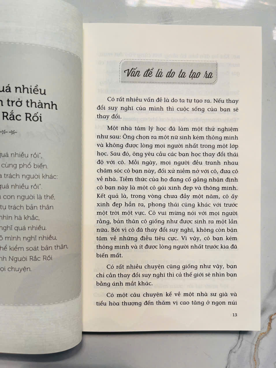Sách - Bạn Đã Nghĩ Quá Nhiều (VLA)