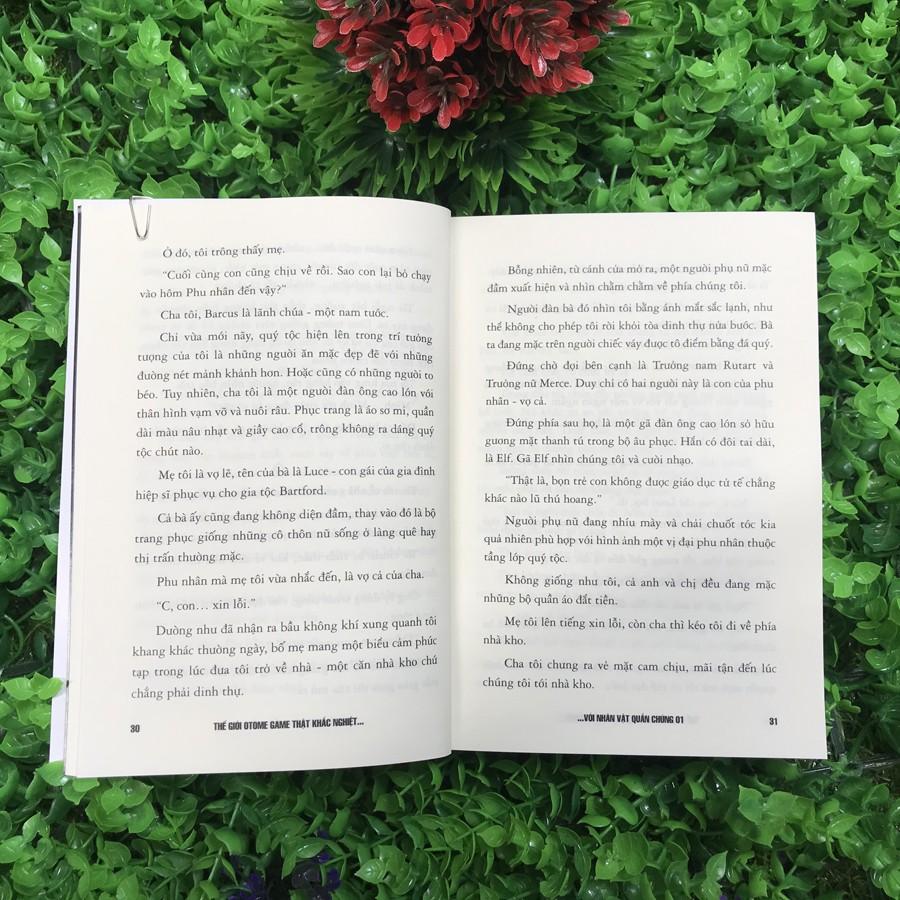 Sách - Thế Giới Otomegame Thật Khắc Nghiệt Với Nhân Vật Quần Chúng - Tập 1 (Kèm Bookmark)