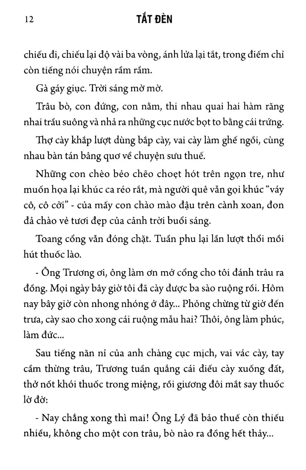 Tắt Đèn (Tái Bản 2020)