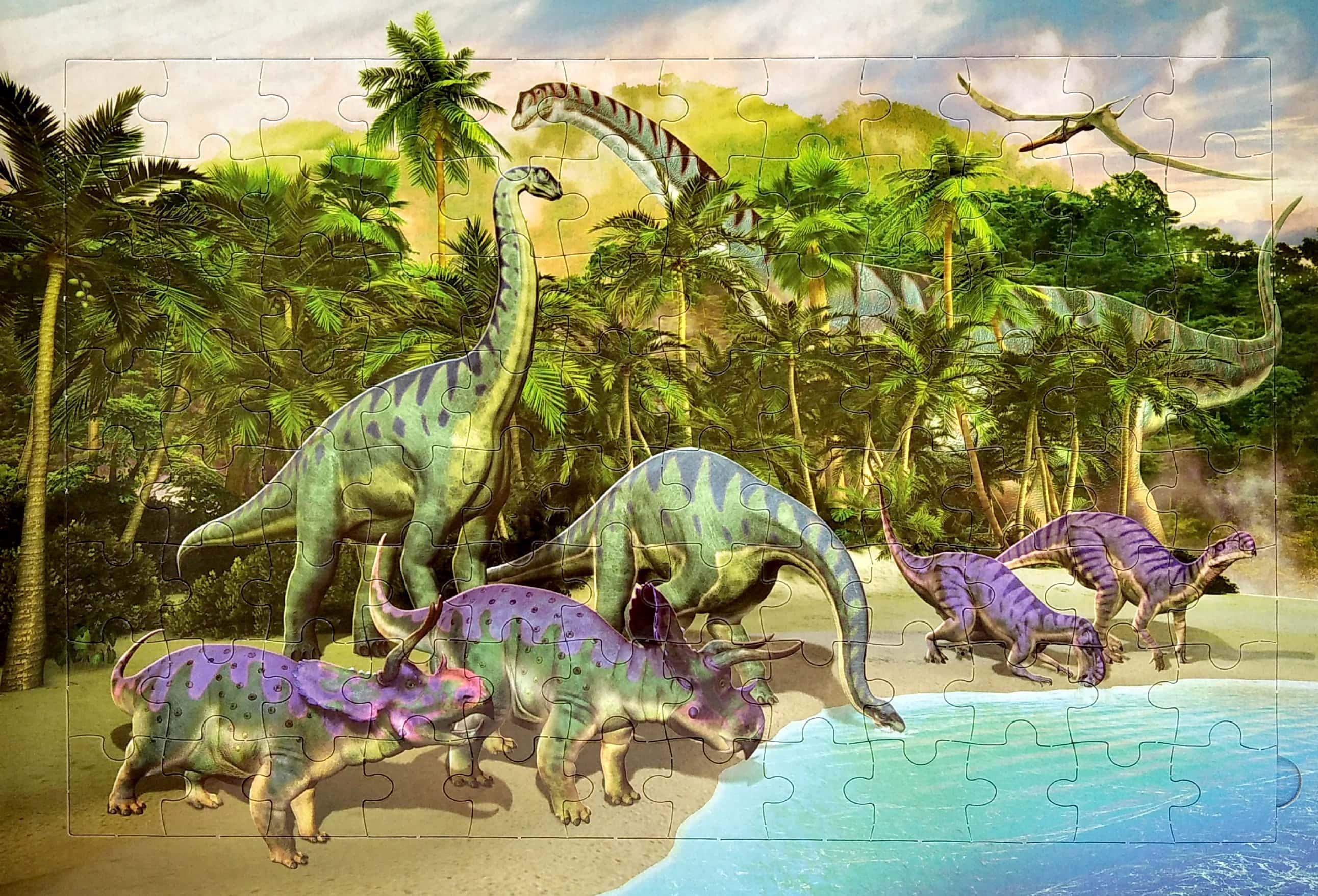 Jigsaw Book: The Life Of Dinosaurs
