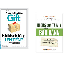 Combo 2 cuốn sách: Khi Khách Hàng Lên Tiếng + Những Đòn Tâm Lý Trong Bán Hàng
