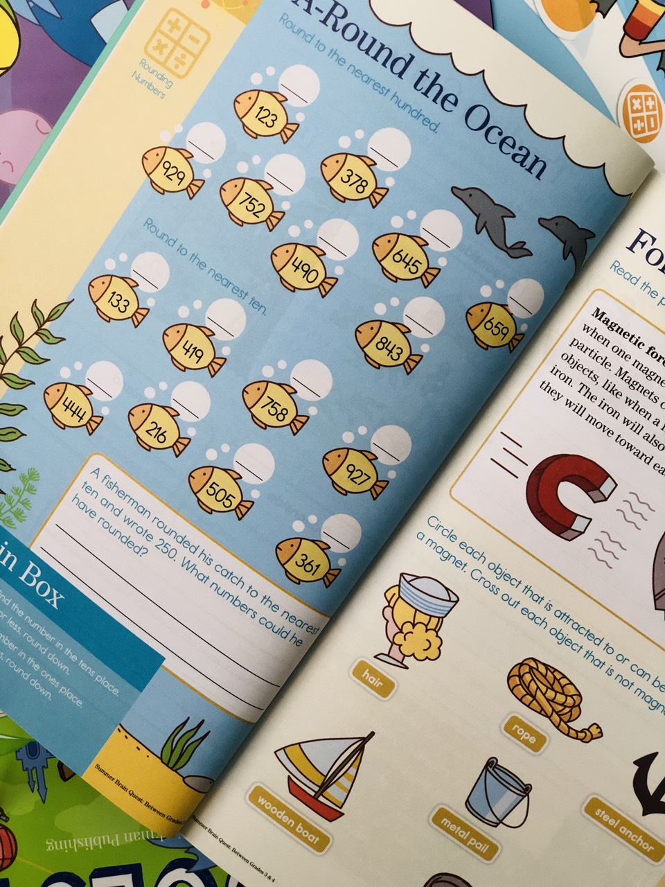 Sách summer brain quest 3&4 phát triển tư duy iq cho bé - in màu ( tiếng anh, 8 - 9 tuổi )