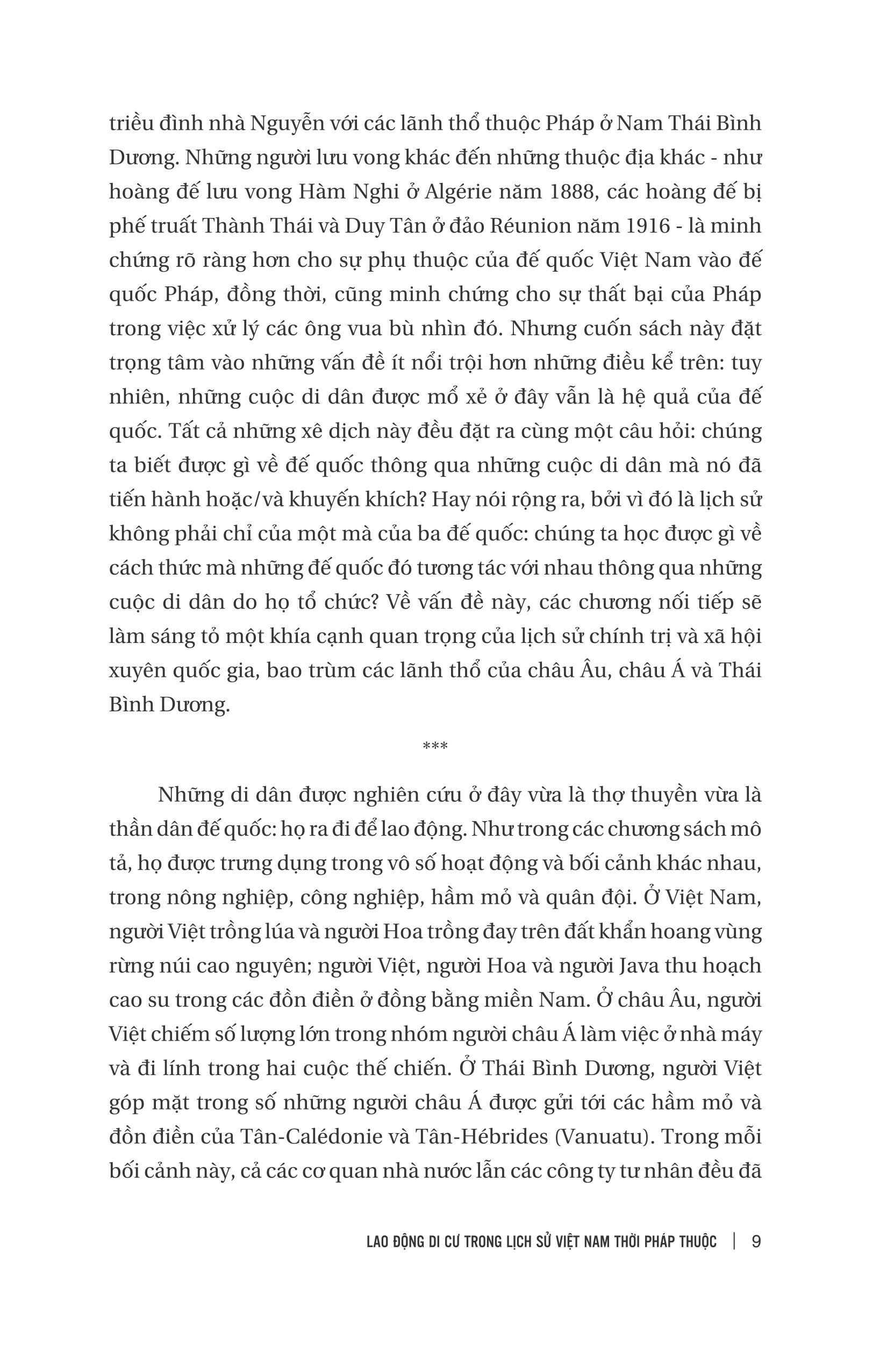 Lao động di cư trong lịch sử Việt Nam thời Pháp thuộc - Bản Quyền