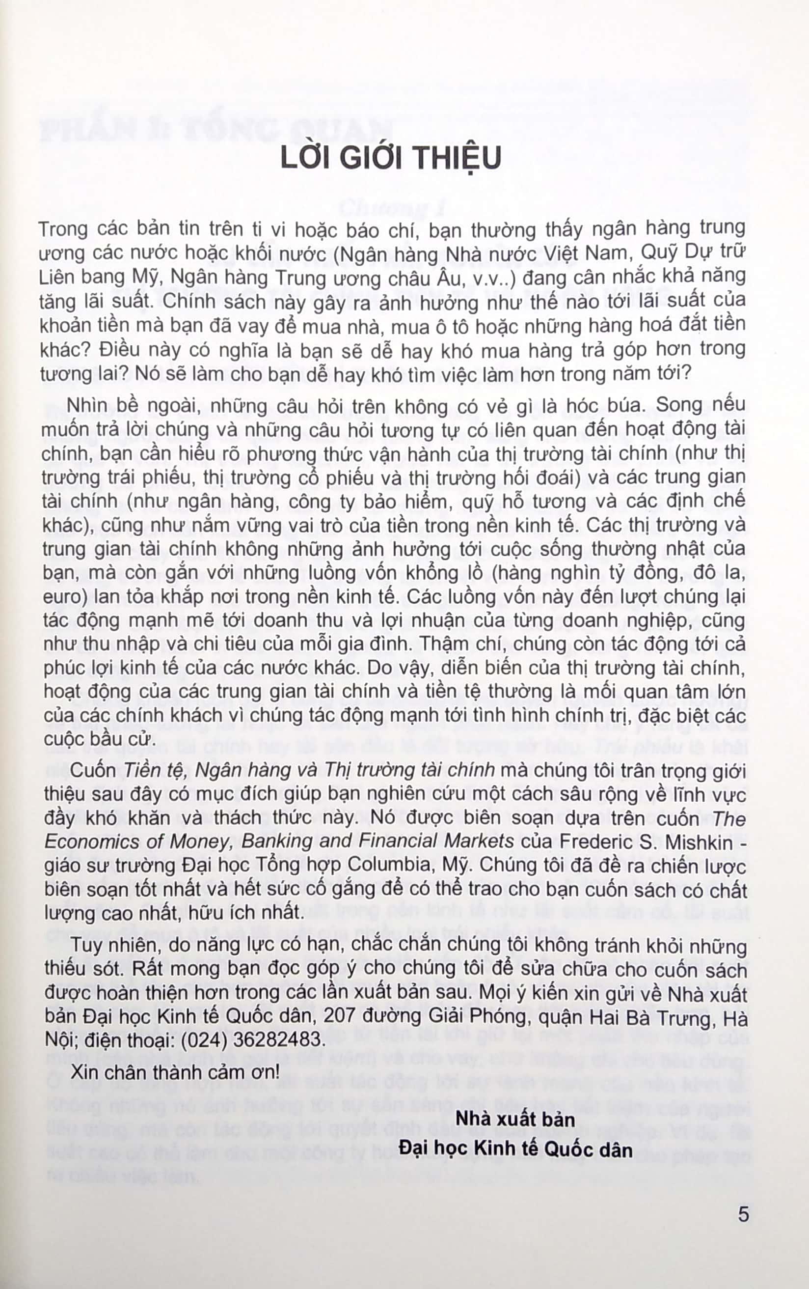 Tiền Tệ Ngân Hàng Và Thị Trường Tài Chính