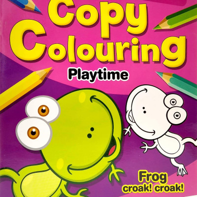 Fun With Cut & Paste Copy Colouring: Playtime