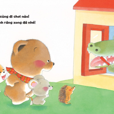 Tủ Sách Ehon Cho Bé - Đánh Răng - Bìa Cứng