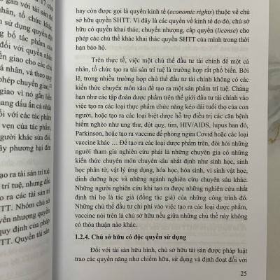 Sách - Giáo trình luật sở hữu trí tuệ (tái bản lần thứ ba, có sửa đổi, bổ sung -2025)